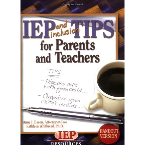 Pre-Owned IEP and Inclusion Tips for Parents and Teachers Handout ...