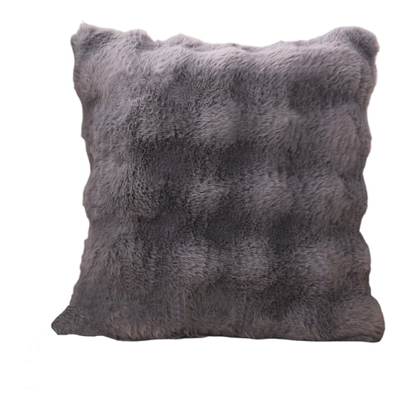 IEPOFG Fashion 18" x 18" Bubble Fur Decorative Throw Pillow Covers For Adult