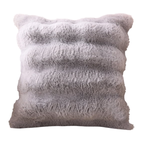 IEPOFG Fashion 18" x 18" Bubble Fur Decorative Throw Pillow Covers For Adult