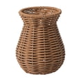 thumbnail image 1 of IEPOFG Fashion Woven Faux Rattan Indoor Vase, 5.7", 1 of 5