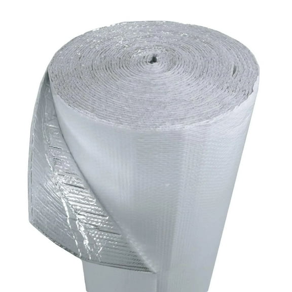 IES 16" x 200' White Double Bubble Reflective Foil Insulation Thermal Barrier R8