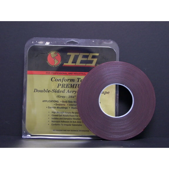 IES-70888 3/8 Inch x 54 Feet Double Sided Acrylic Foam Tape