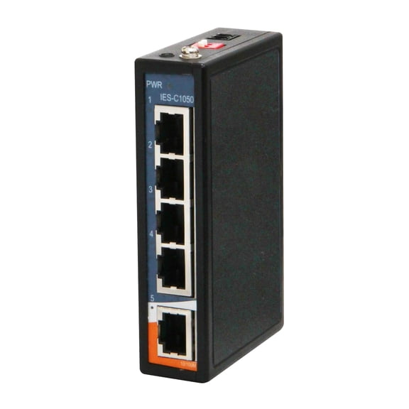 IES-C1050 Industrial 5-Ports 10/100Base-T(X) Unmanaged Fast Ethernet Switch, ORing Industrial Networking