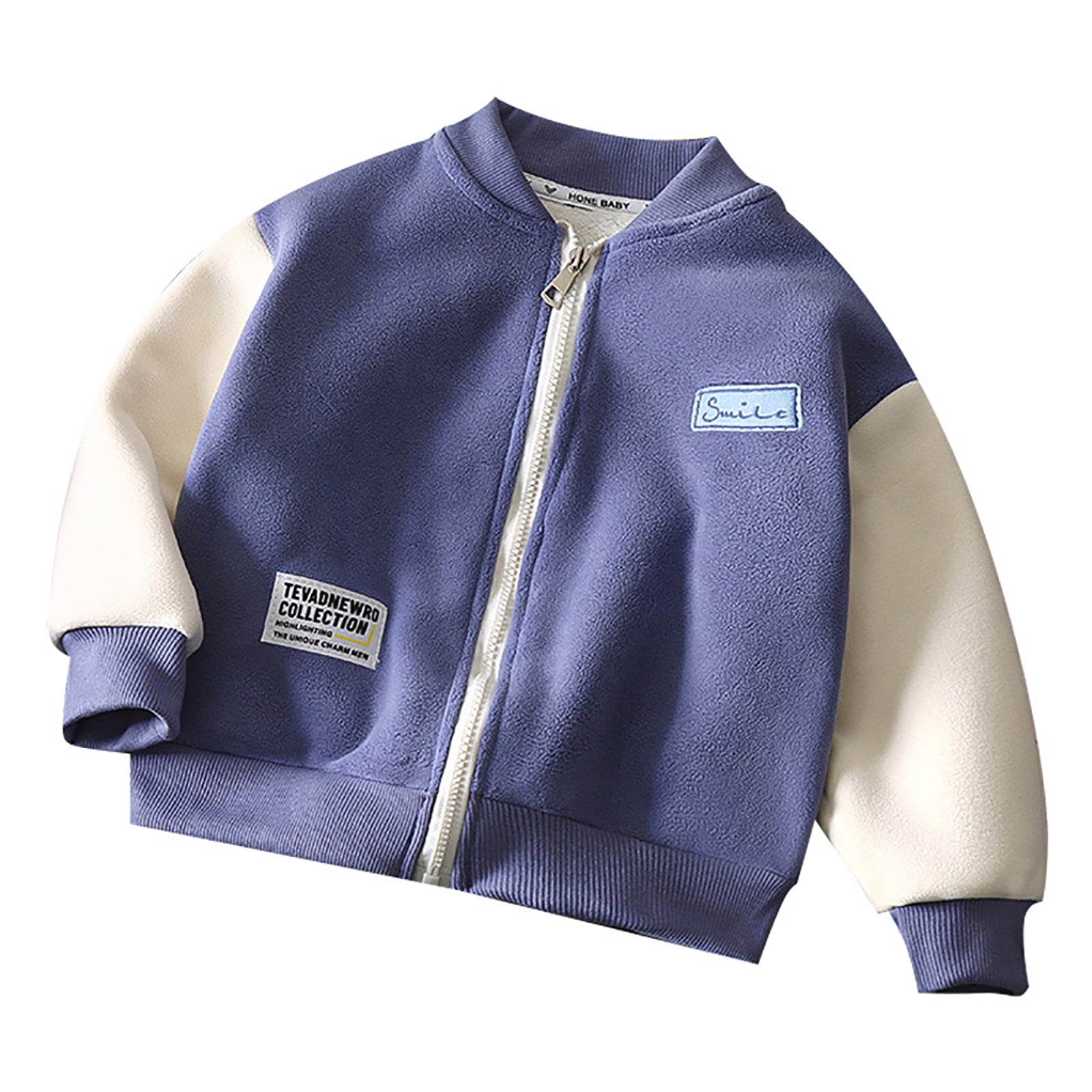 IEUIBX Baby Boy Jacket Toddler Kids Baby Girls Boys Color Block Coat