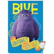 IF (Imaginary Friends) - Blue Anything's Possible Wall Poster, 14.725" x 22.375"