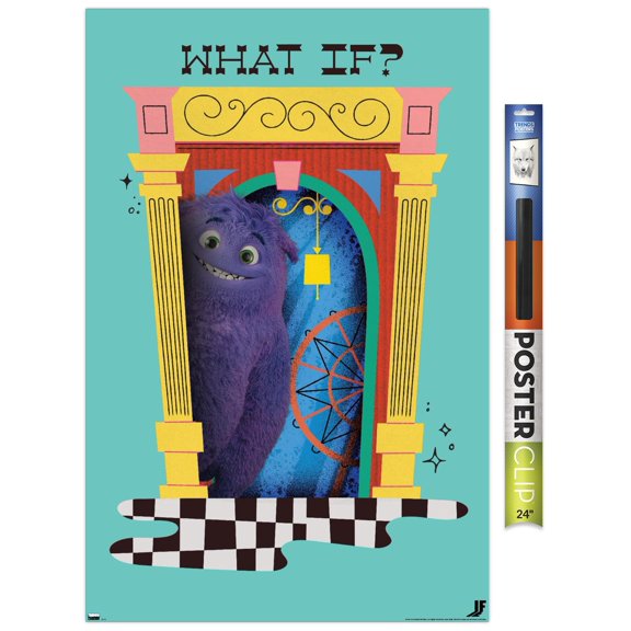 IF (Imaginary Friends) - Blue What If Wall Poster, 22.375" x 34"