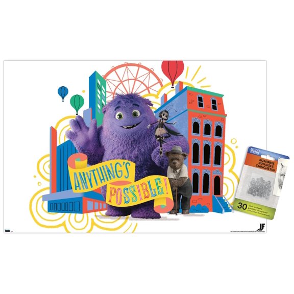 IF (Imaginary Friends) - Group Wall Poster with Push Pins, 14.725" x 22.375"