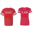 thumbnail image 1 of IF Lost Return To Babe I am Babe Matching Couple Cotton Jerseys (Men Red / Women Red) (Men XL / Women S), 1 of 3