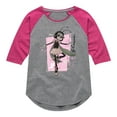 thumbnail image 1 of IF Movie - Blossom Ballet - Toddler & Youth Girls Raglan Graphic T-Shirt, 1 of 5