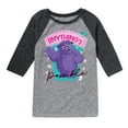 thumbnail image 1 of IF Movie - Blue Anything's Possible  - Toddler & Youth Raglan Graphic T-Shirt, 1 of 5