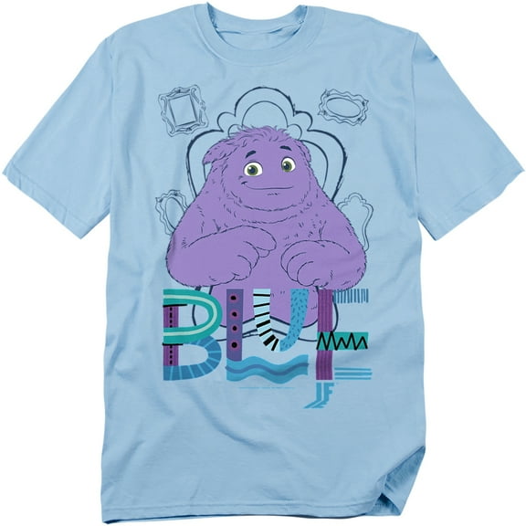 IF Movie (Imaginary Friends) T-Shirt Blue Photo Frame Unisex Graphic Tee for Men & Women