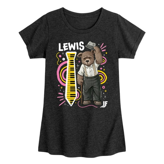 IF Movie - Lewis Keyboard - Toddler & Youth Girls Short Sleeve Graphic T-Shirt