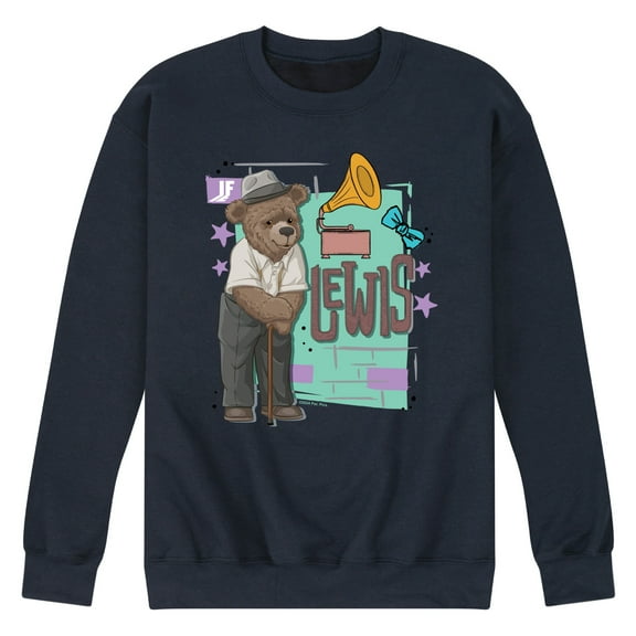 IF Movie - Lewis Poster - Men's Crew Neck Fleece Pullover