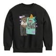 thumbnail image 1 of IF Movie - Lewis Poster - Toddler & Youth Crewneck Fleece Sweatshirt, 1 of 5