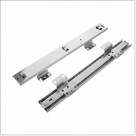 IFANLANDOR 1 Set Pull Out Shelf Slides, Side Rail for Drawer, Adjustable 16"