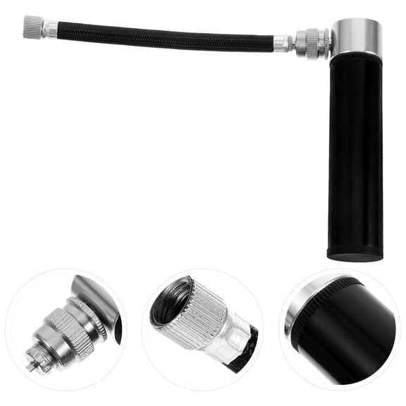 IFANLANDOR 1 Set Pump Ball Pump for Inflating Football and Basketball Black Plastic Metal Compact Design