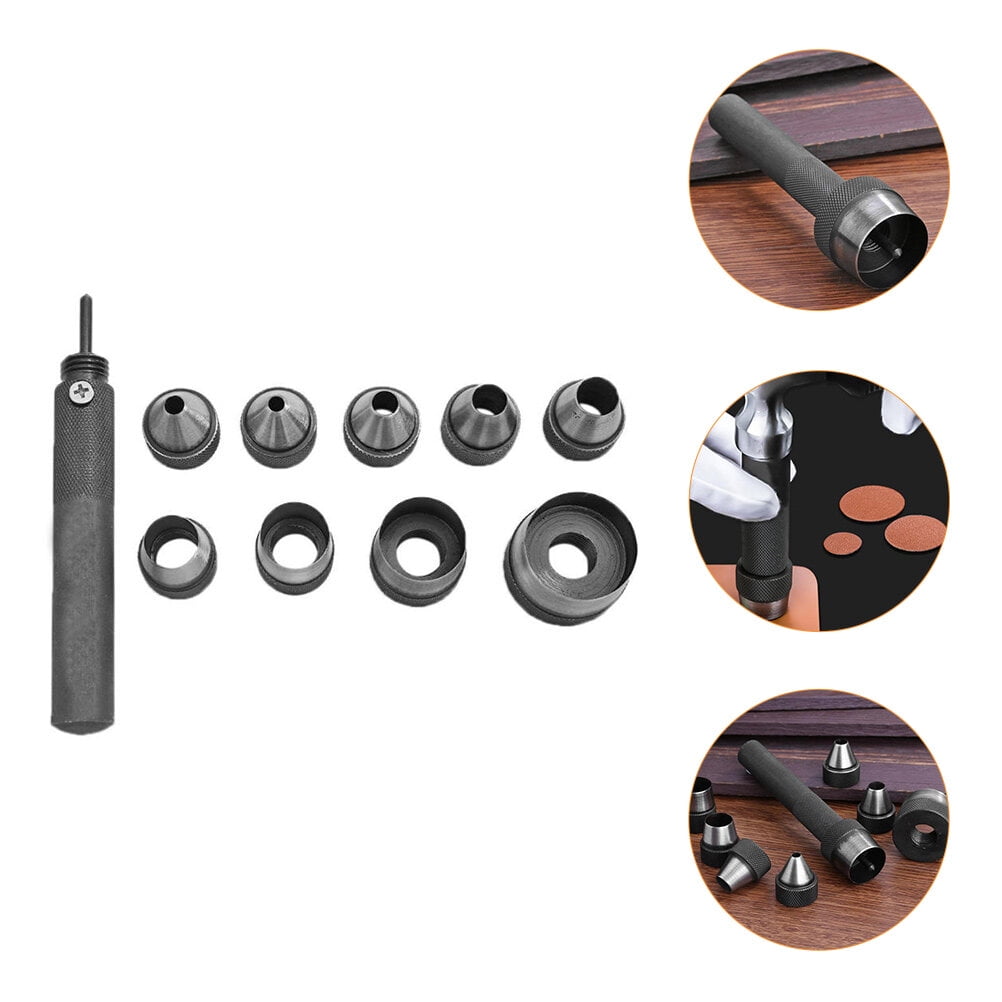 IFANLANDOR 1 Set Punch Down Tool Carbon Steel For Leatherworking And Artisans