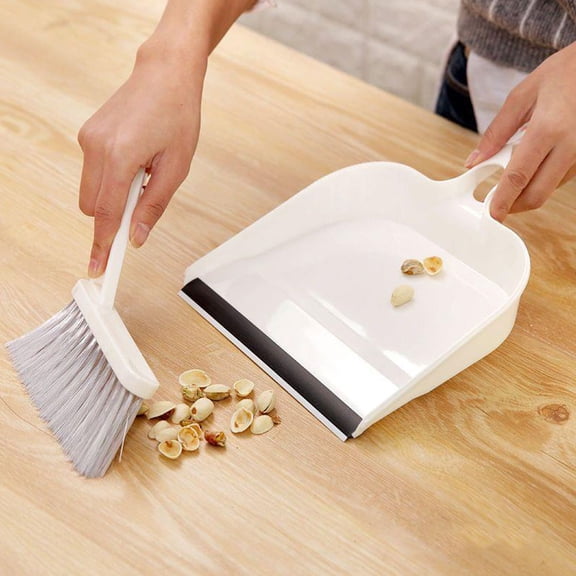 IFANLANDOR 1 Set Table Dustpan and Brush Set Plastic for Workshops Home Use
