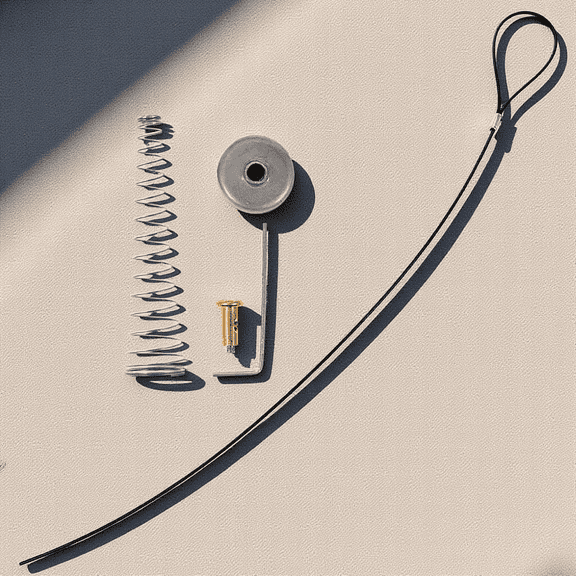 IFANLANDOR 1 Set of Adjustable Gate Latch Cable Pull for Metal Wooden Fences Multi Stainless Steel