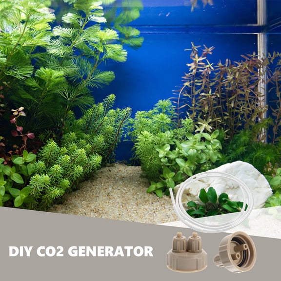 IFANLANDOR 1 Set of Aquarium Supply Bottle Caps for Aquarium Maintenance Beige ABS Carbon Dioxide Control