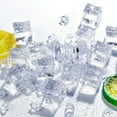 thumbnail image 1 of IFANLANDOR 100 Pcs Transparent Fake Ice Cubes for Vase Fillers and Craft Projects, 1 of 8