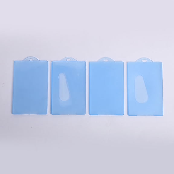 IFANLANDOR 10Pcs Creative Design Id Badge Holders with Assorted Color Protective Sleeves