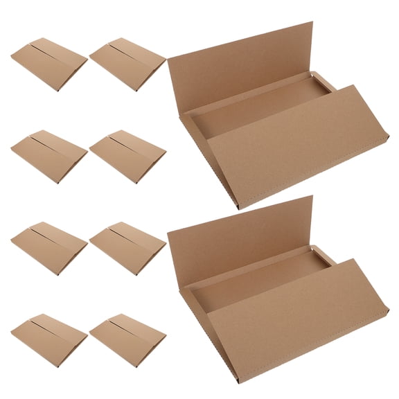 IFANLANDOR 10Pcs Light Yellow Vinyl Record Mailers with Protective Design for Cd Shipping and Secure Packaging