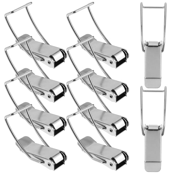 IFANLANDOR 10Pcs Kitchen Use Buckle Lightweight Light Brown Multifunctional Hooks