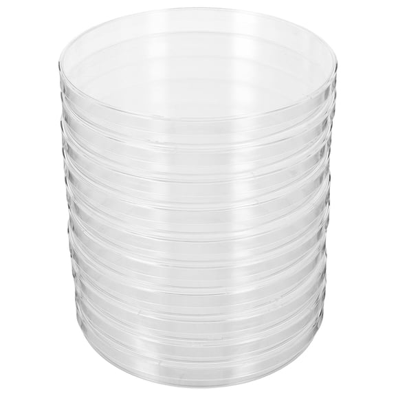 IFANLANDOR 10Pcs Plastic Cell Culture Plates with Transparent Lids Universal Compatibility for Scientific Laboratory Use
