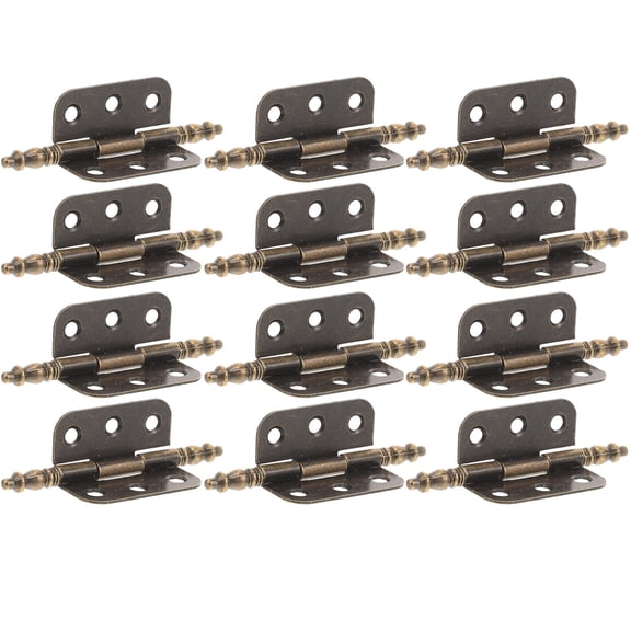 IFANLANDOR 10pcs Small Jewellery Box Hinges Iron Brown Classical