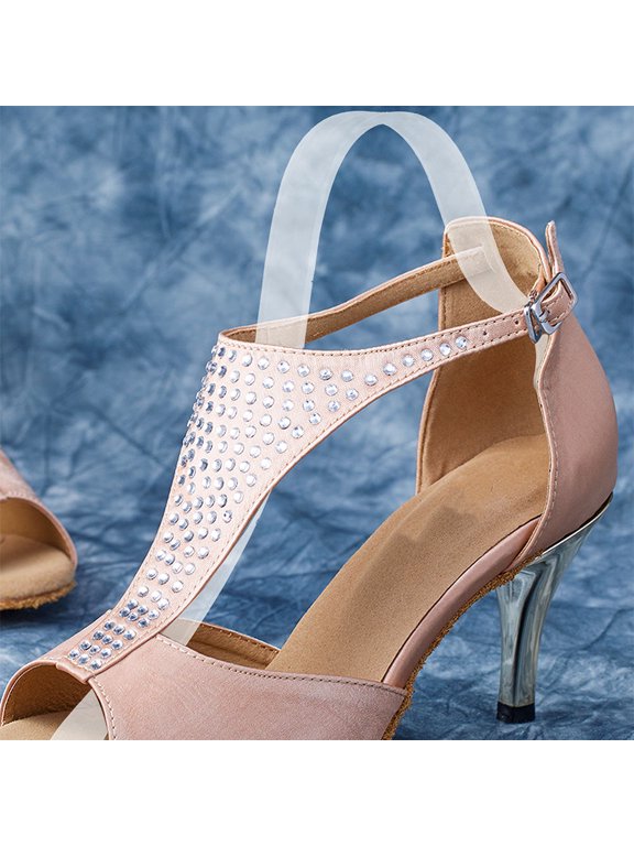 12pcs Acrylic Shoe Stand for Sandals, Thickened Elastic Display