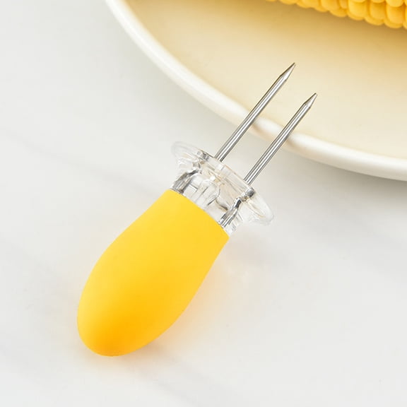 IFANLANDOR 12Pcs Multi Function Corn Cob Skewers with Safety Grip for Indoor and Outdoor Cooking