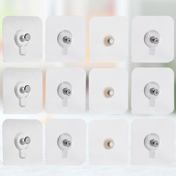 IFANLANDOR 12 Pcs Photo Frame Hook Acrylic for Picture Frame Hanging Home Decoration