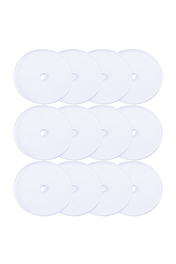 150Pcs White Plastic Earring Backs Universal Protective Backings for Studs and Hoops DIY Use