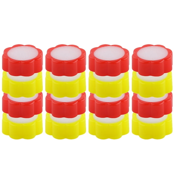 IFANLANDOR 16Pcs Envelope Moistener Finger Wet Supply with Non Slip Sponge for Bank Counting