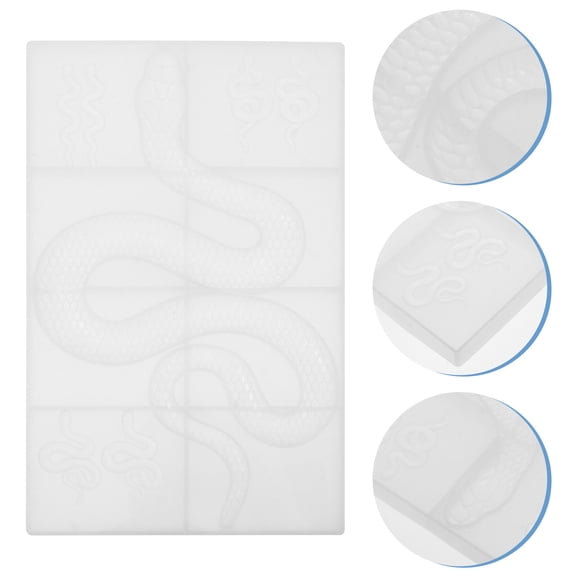 IFANLANDOR 1PC Diy Jewelry Mold Reusable Silicone Snake Mold for Crafting and Casting