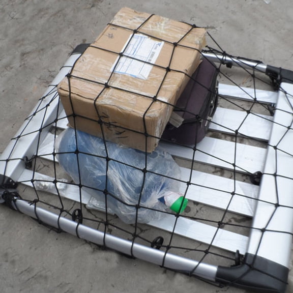 IFANLANDOR 1Pack Car Roof Cargo Net Elastic for Securing Luggage 47.24x35.43 Inch
