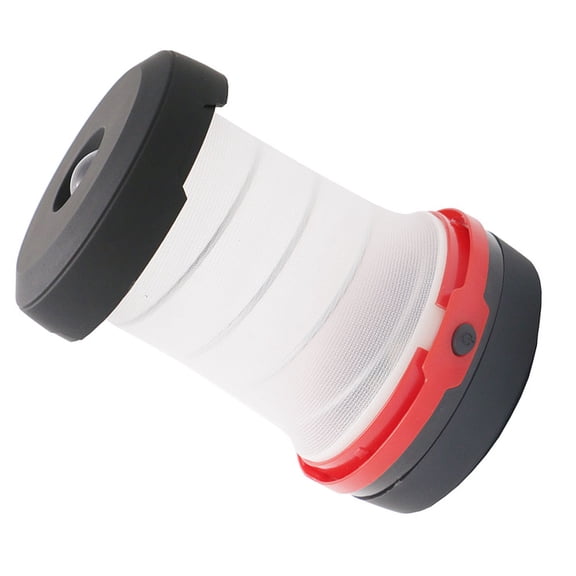 IFANLANDOR 1Pack LED Tent Lamps for Hunting with Folding Design and Waterproof Cloth in Red Color