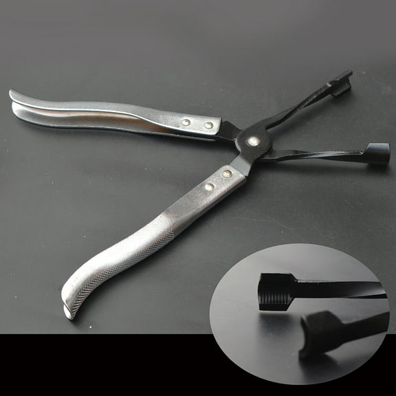 IFANLANDOR 1Pack Spring Clamp Compressor Tool Valve Spring Removal Pliers for Mechanics Engine Enthusiasts 10.6x2.4x1.2in