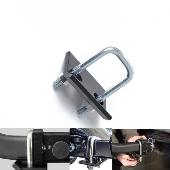 IFANLANDOR 1Pack Trailer Hitch Stabilizer U Shape Iron Anti Wobble Locking For Rv Bumper Hitch Receiver 10.2x7.8x12Cm