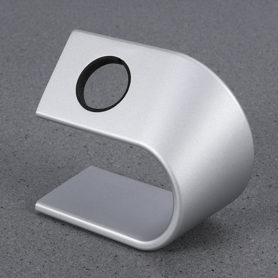 IFANLANDOR 1Pack U Shaped Watch Charging Dock Station with Hidden Charging Cord in Silver