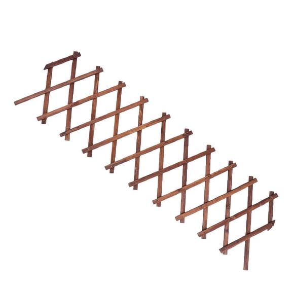 IFANLANDOR 1Pack Vine Climbing Frame Expandable Willow Trellis for Garden Equipment Brown