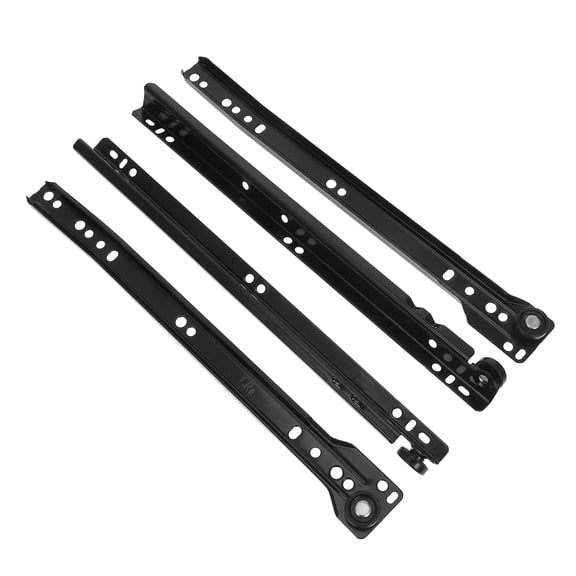 IFANLANDOR 1Pair Household Drawer Slides Bottom Mount with Easy Installation Metal Hardware