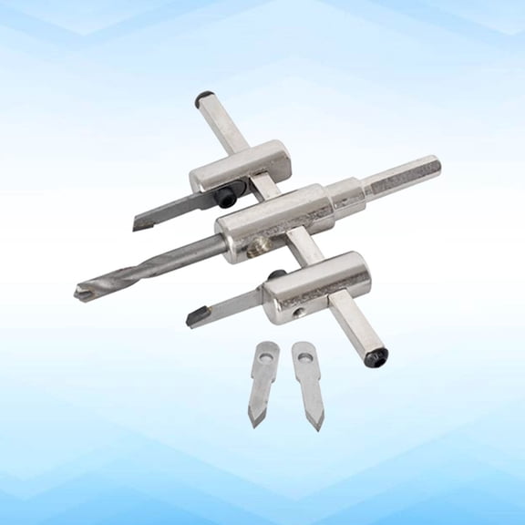 IFANLANDOR 1Pc Plated Silver Drill Bit Set for Woodworking Hole Drilling with Smooth Neat Finish Durable Material
