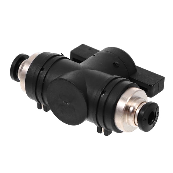 IFANLANDOR 1Pc Quick Coupling Air Valves Plastic Connector for Air Pipe Stable Performance Black