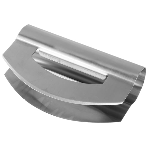IFANLANDOR 1Pc Stainless Steel Fruit Cutter Double Side Chopper for Home Kitchen Silver