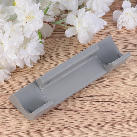 IFANLANDOR 1Pc Wall Mounted Water Pipe Bracket Grey Plastic Garden Hose Holder for Car Washing Store 5.71x2.36x1.57in