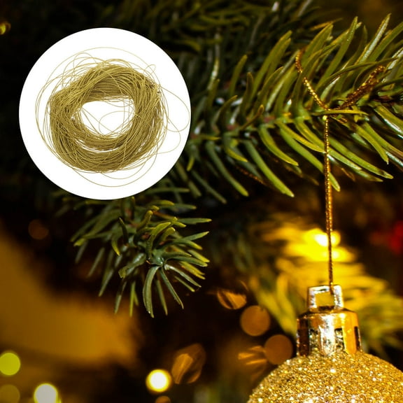 IFANLANDOR 1Pcs 100m Golden Metallic Cord Jewelry Thread for Diy Connection and Bead Stringing Artisans