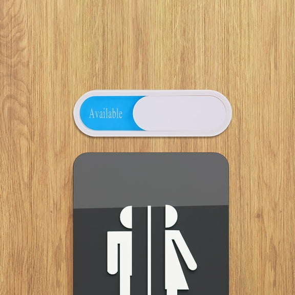 IFANLANDOR 1Pcs Acrylic Hanging Tags for Bathroom Occupied Vacant 6.68x1.97in