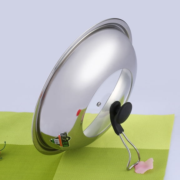 IFANLANDOR 1Pcs Round Basting Cover Stainless Steel Protective Cover for Cooking Home Users